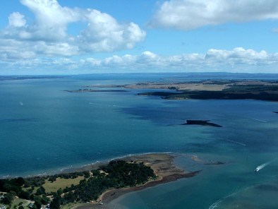 Views Of Corinella in the Foreground with  Pelican Island in centre view, then French Island to back with distant views of Phillip Island on Horizon